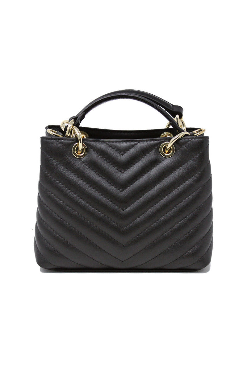LEATHER QUILTED BAG