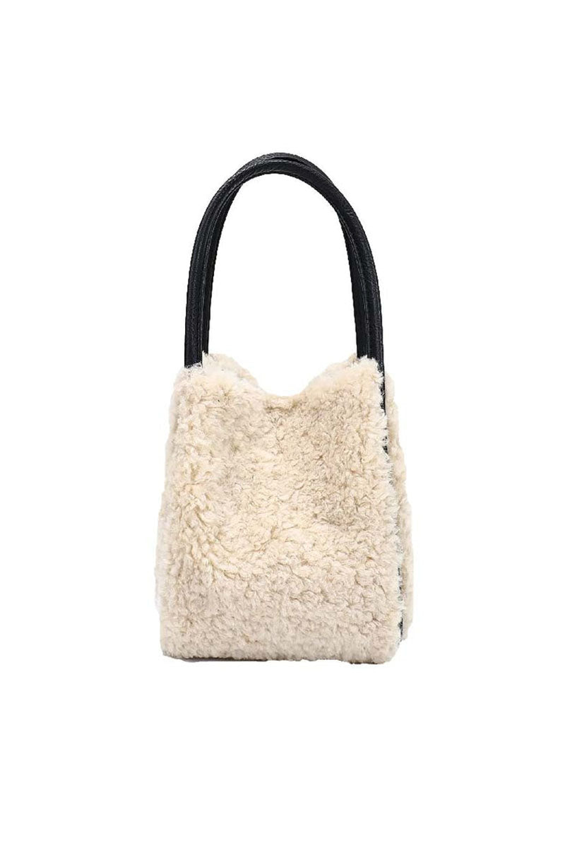 HOLLACE MINI TOTE SHEARLING