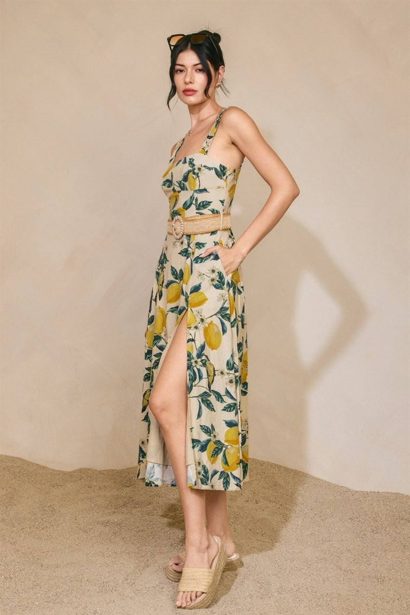 pale yellow mini dress Quinn Mini Dress- Light Yellow Large