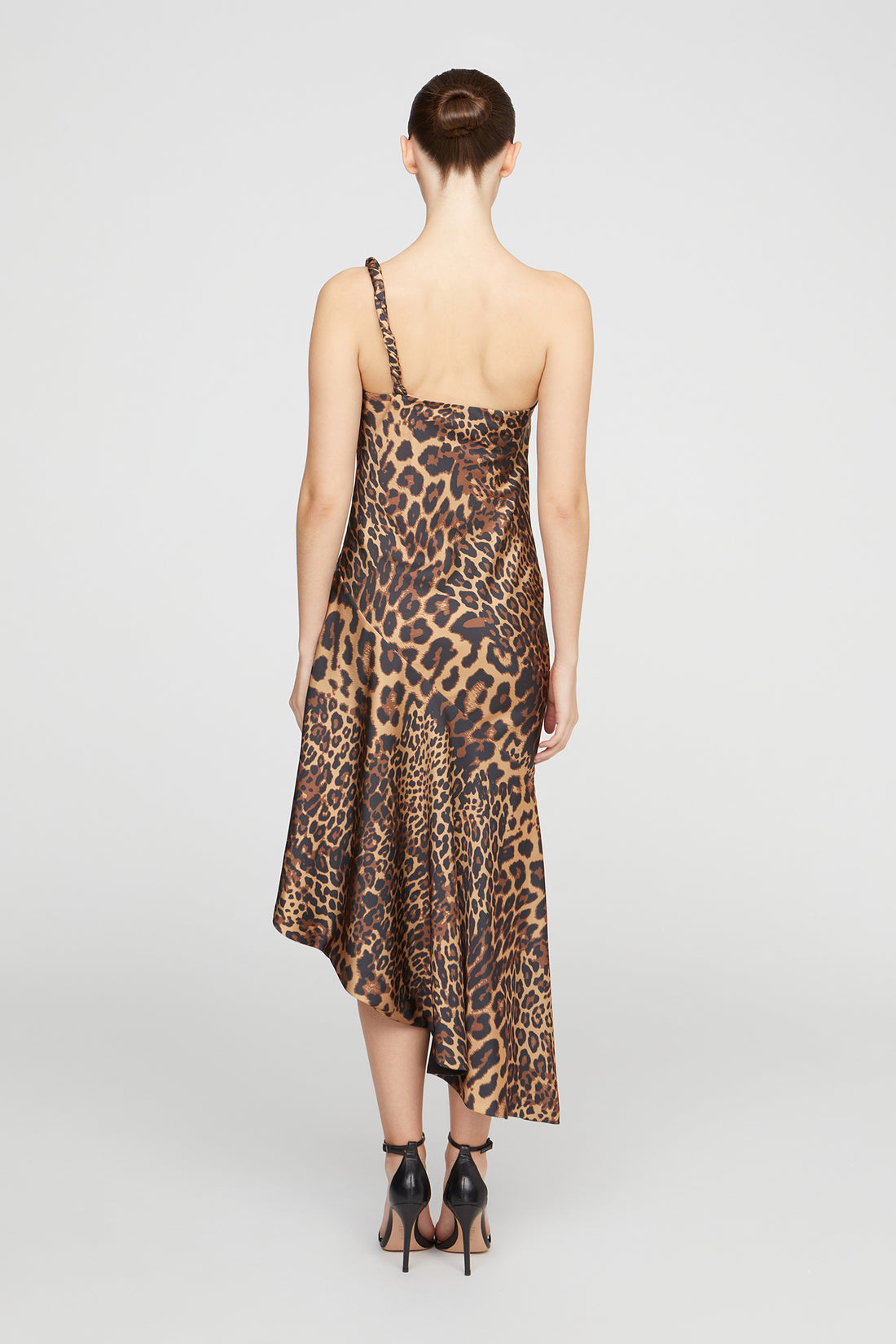 Mavis Satin Midi Leopard / 2