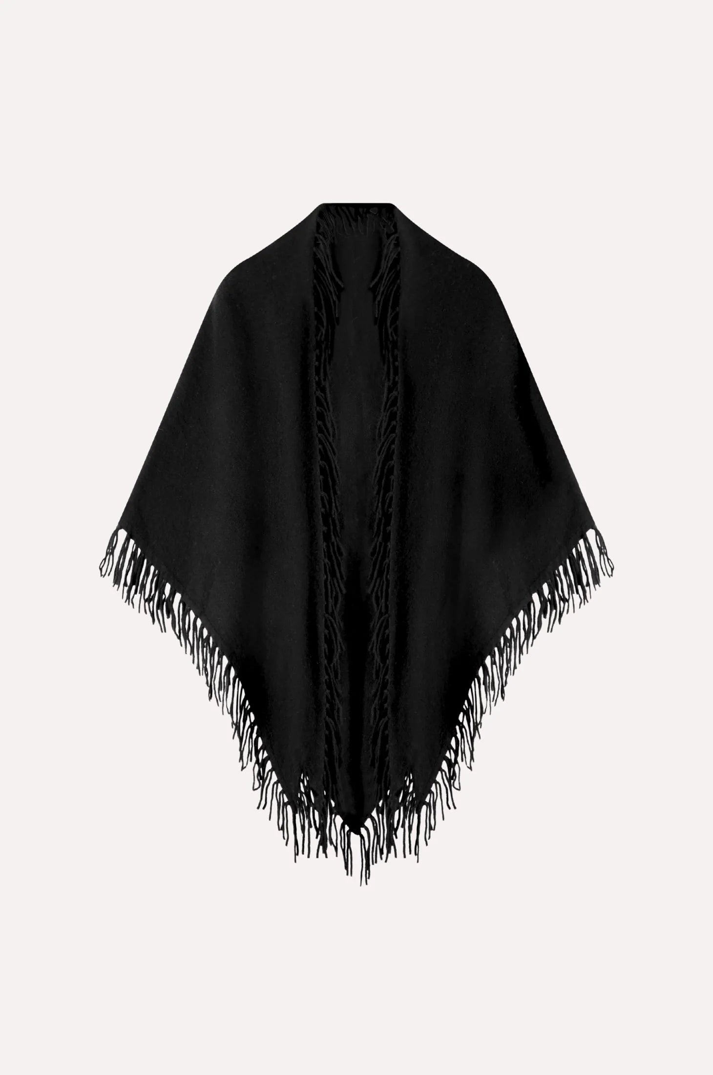 CASHMERE FRINGE SHAWL