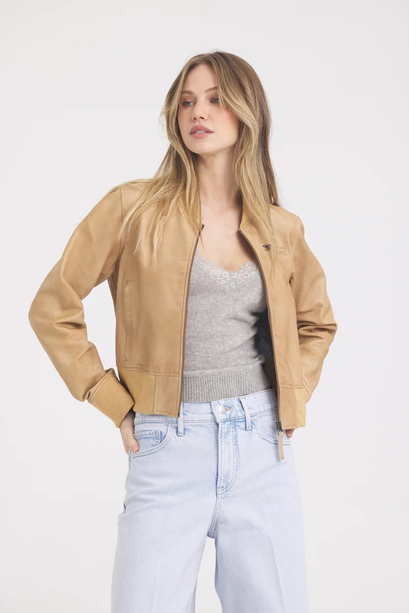 LUNA PATINA LEATHER JACKET