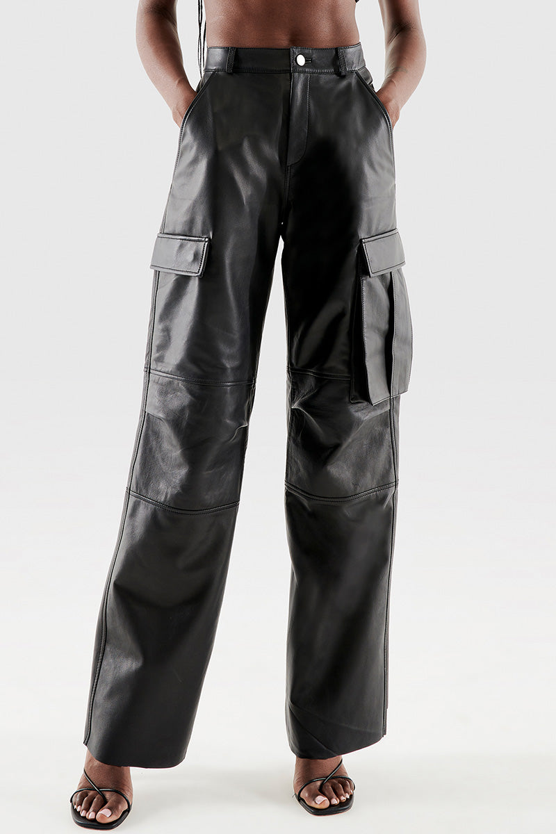パンツ JPO-3 Leather cargo pants パンツ JPO-3 Leather cargo pants パンツ JPO-3 Leather cargo pants