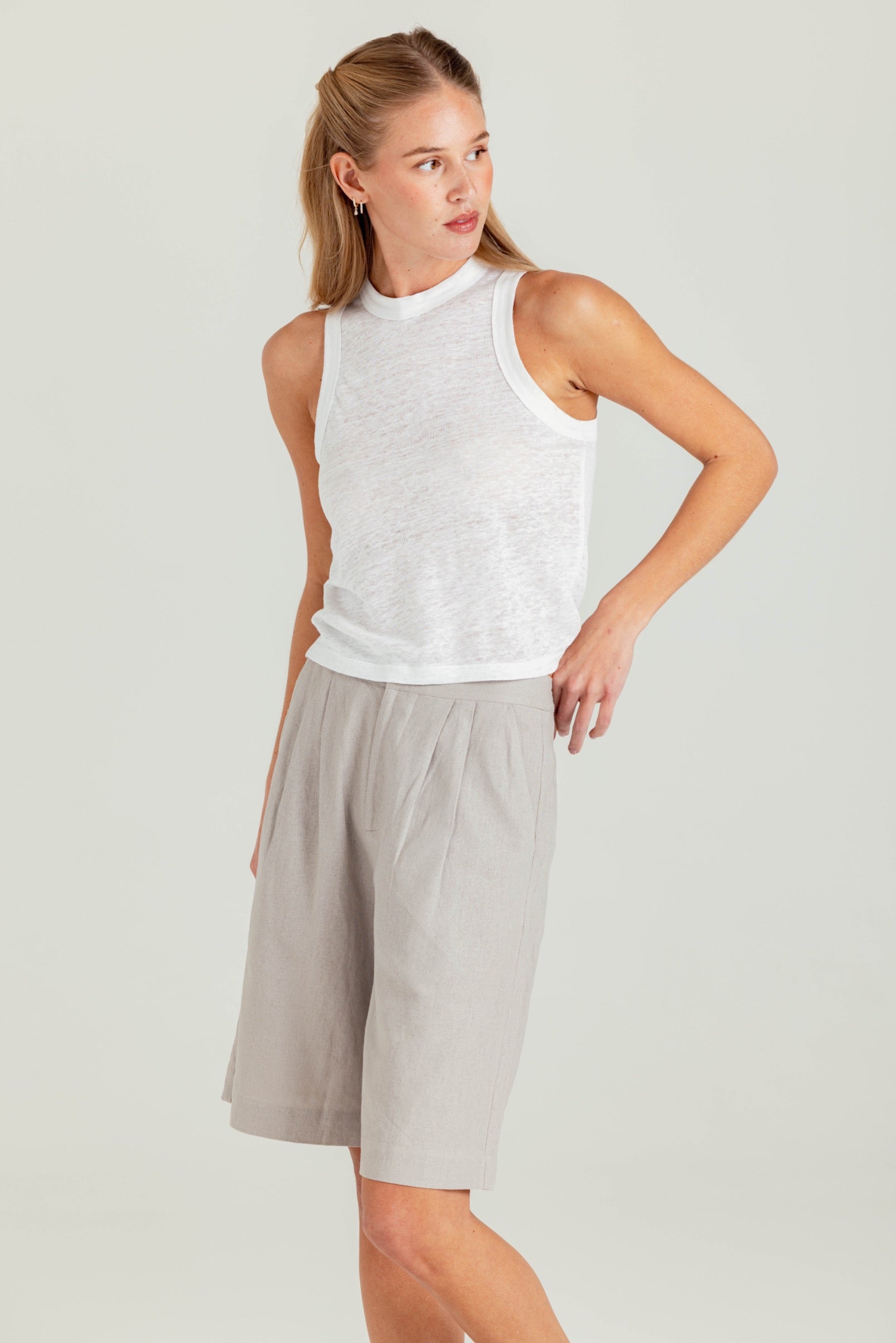 LINEN TINA TANK