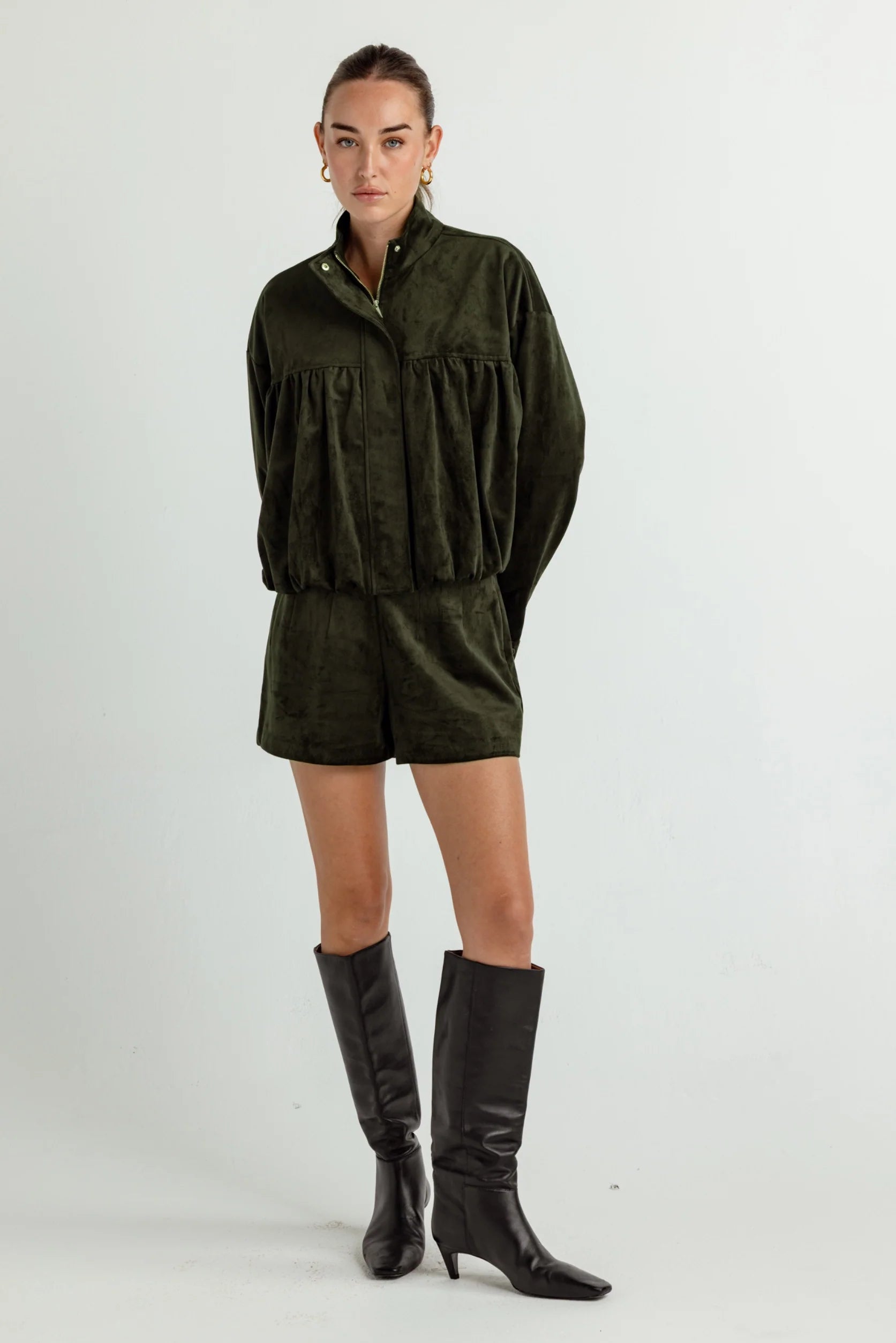 SUEDE JASPER SHORTS