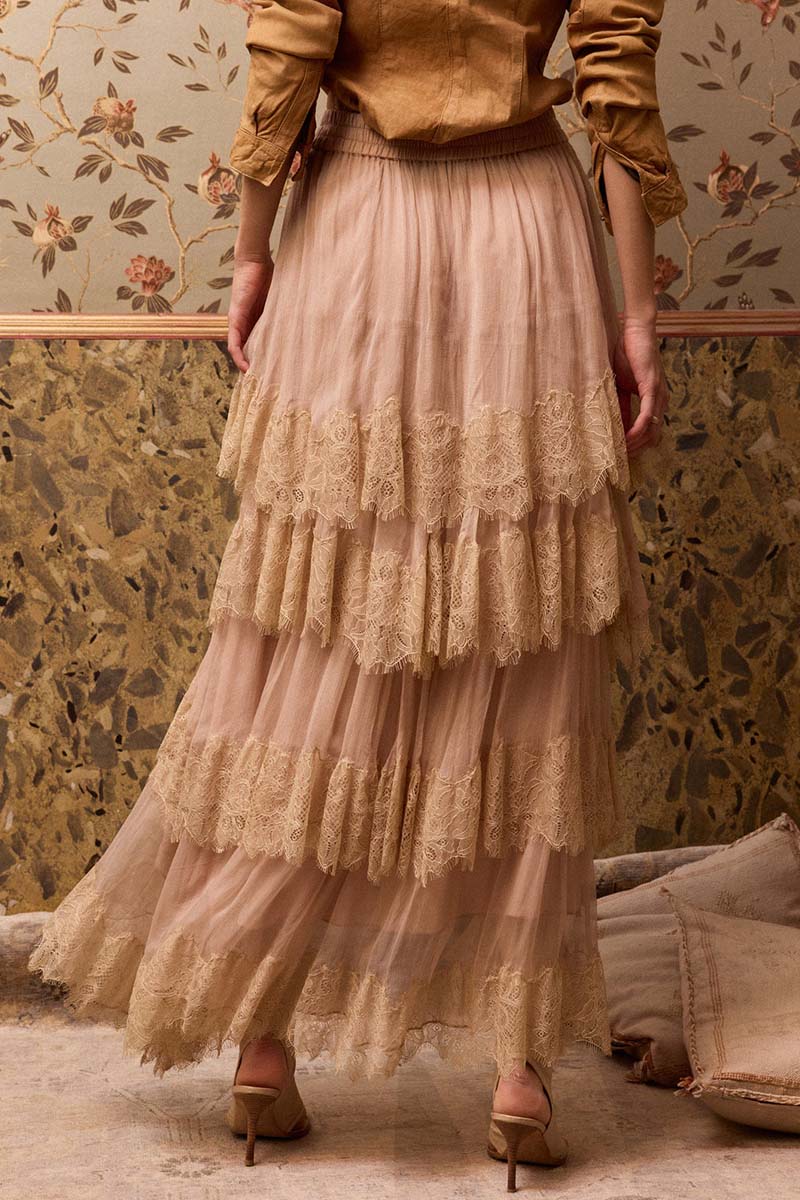 DANA TIERED SKIRT