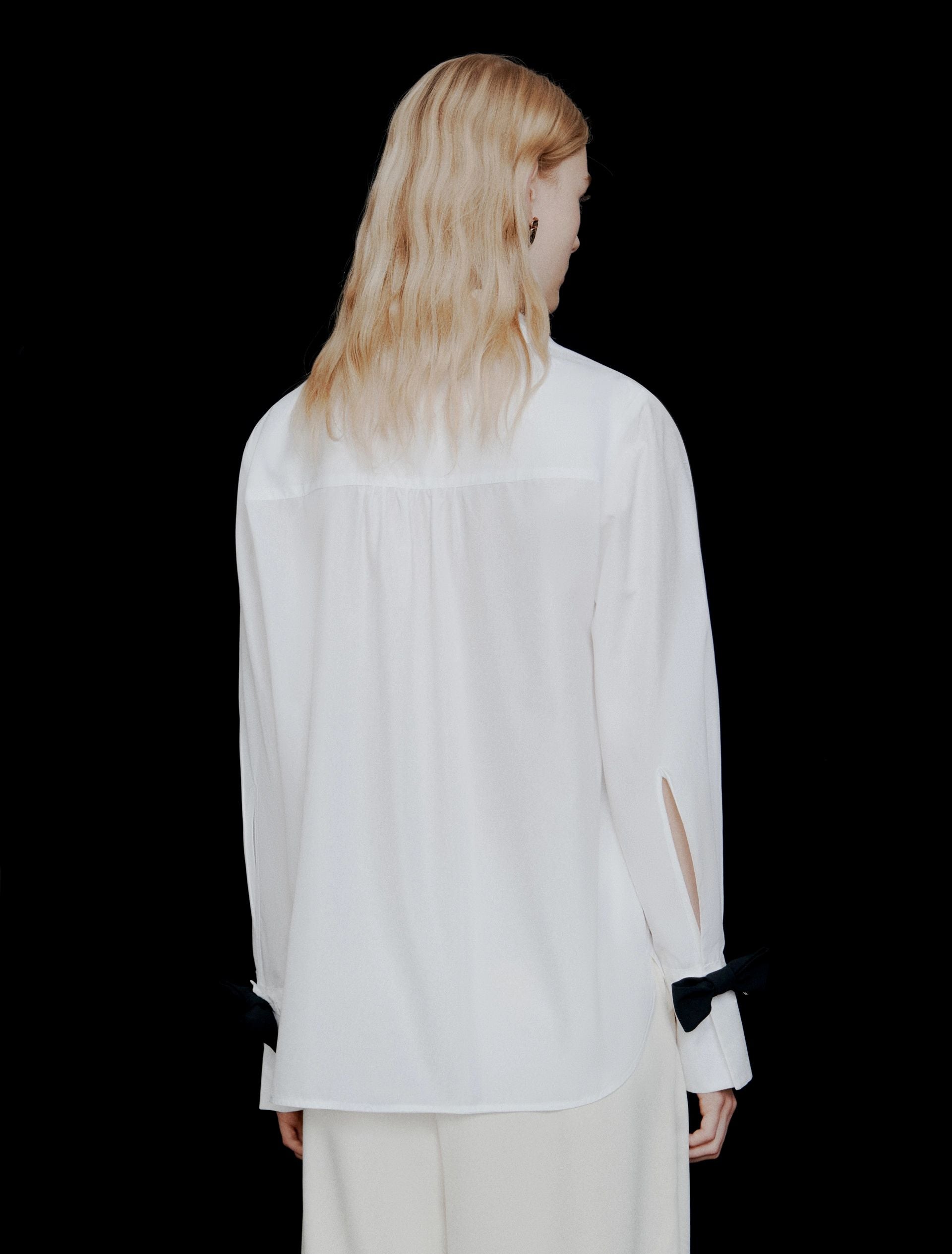 MLTLEGUME BOW CUFF SHIRT