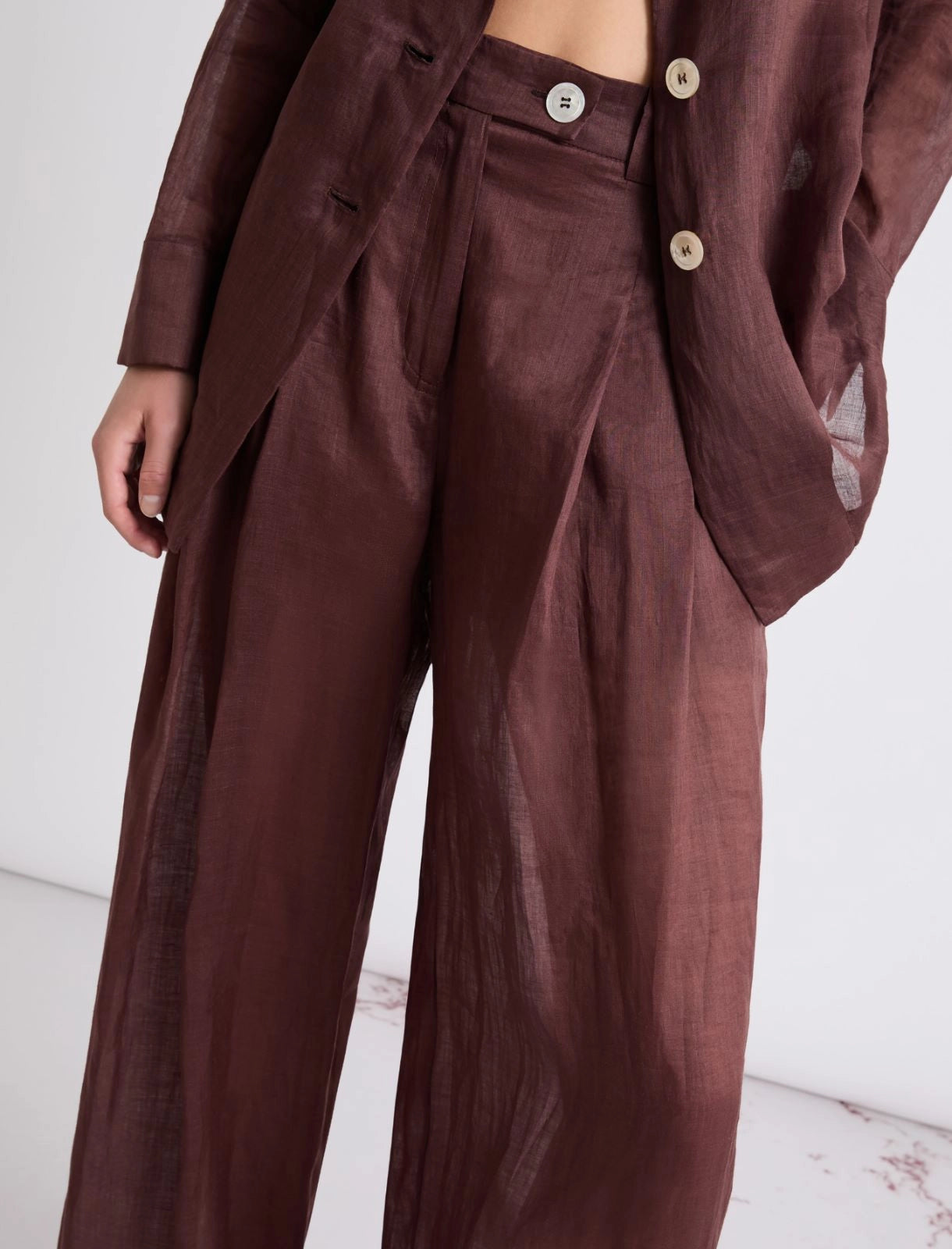 SHEER VOILE PANT