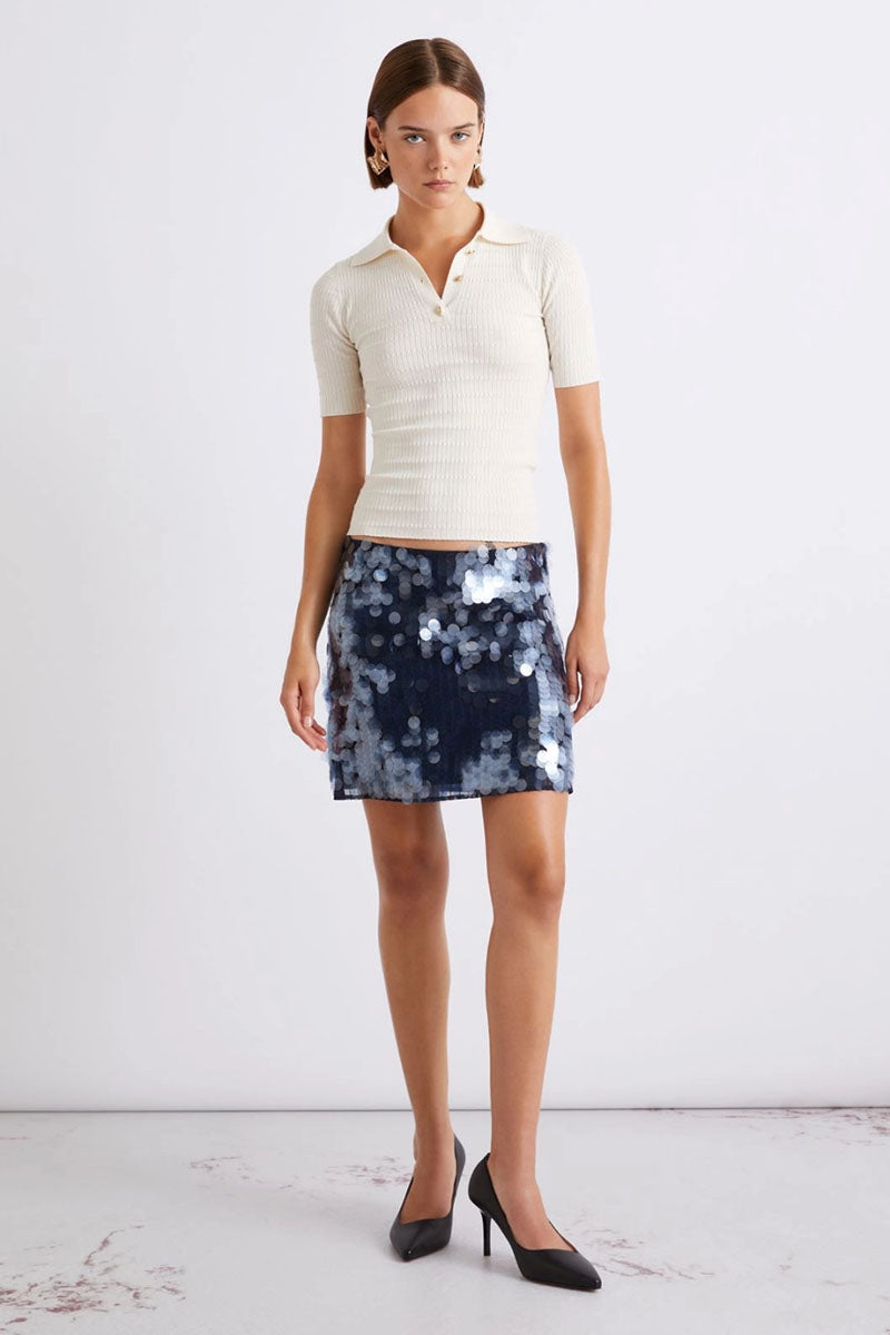MINI PAILETTE SKIRT