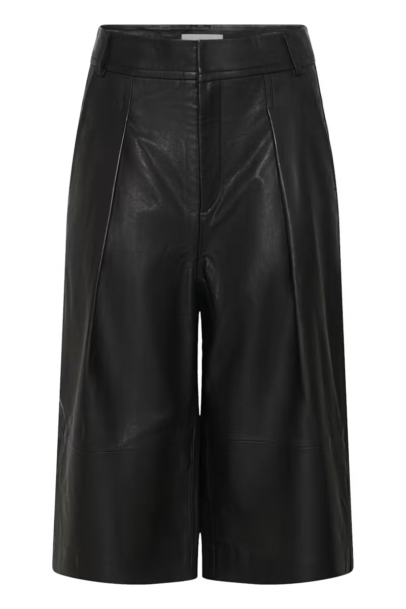 CELINAH LEATHER CULOTTE PANT