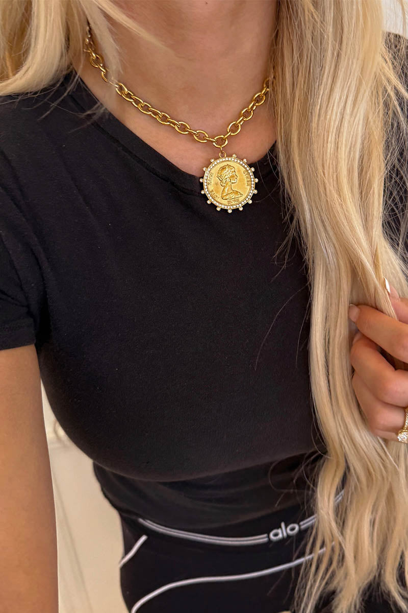SMALL COIN NECKLACE