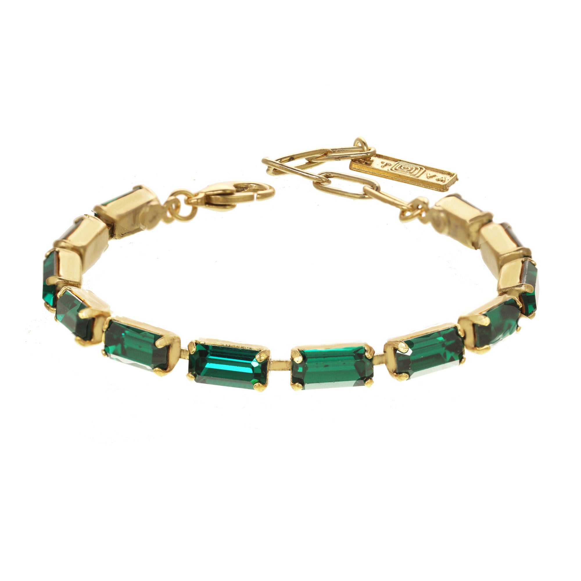 Keoni Bracelet in Emerald: Olive