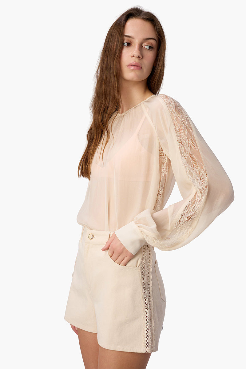 MILAGROS SILK BLOUSE