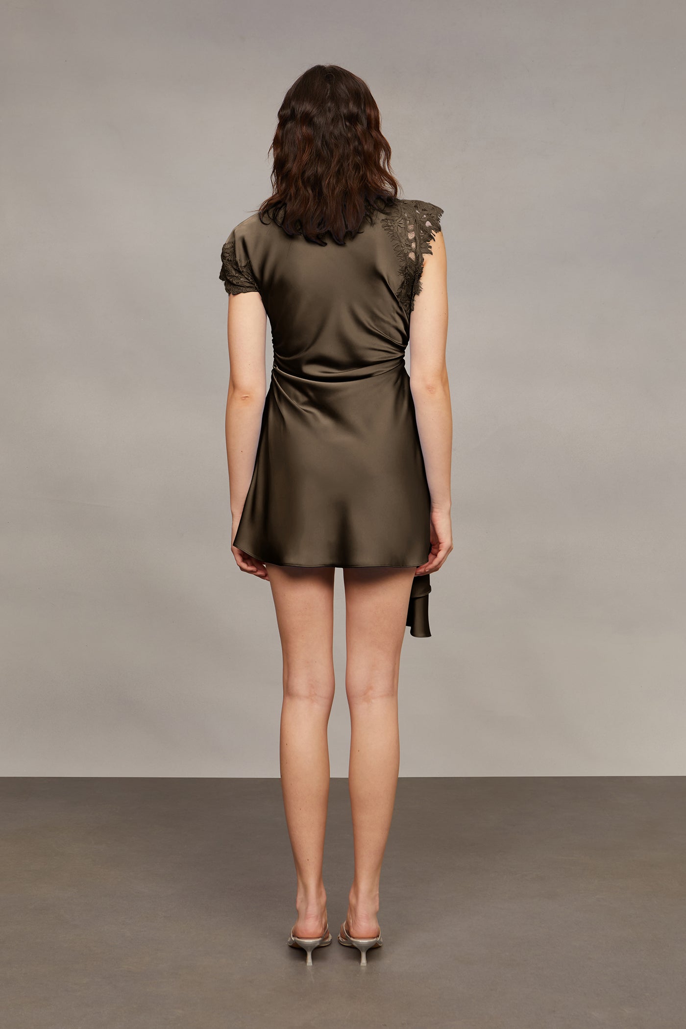 ZINA RUCHED MINI DRESS