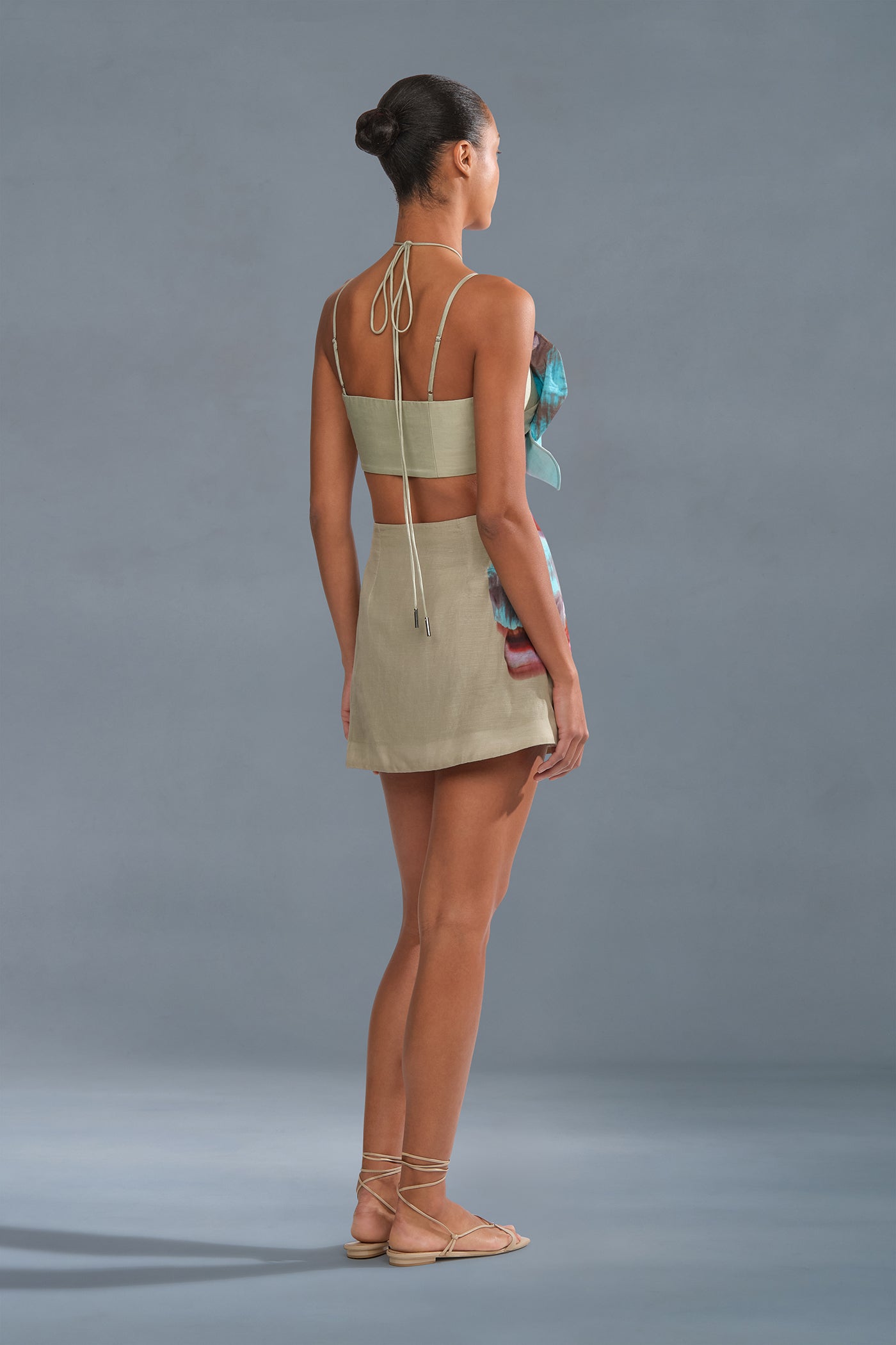 MAISIE 3D ORCHID TOP