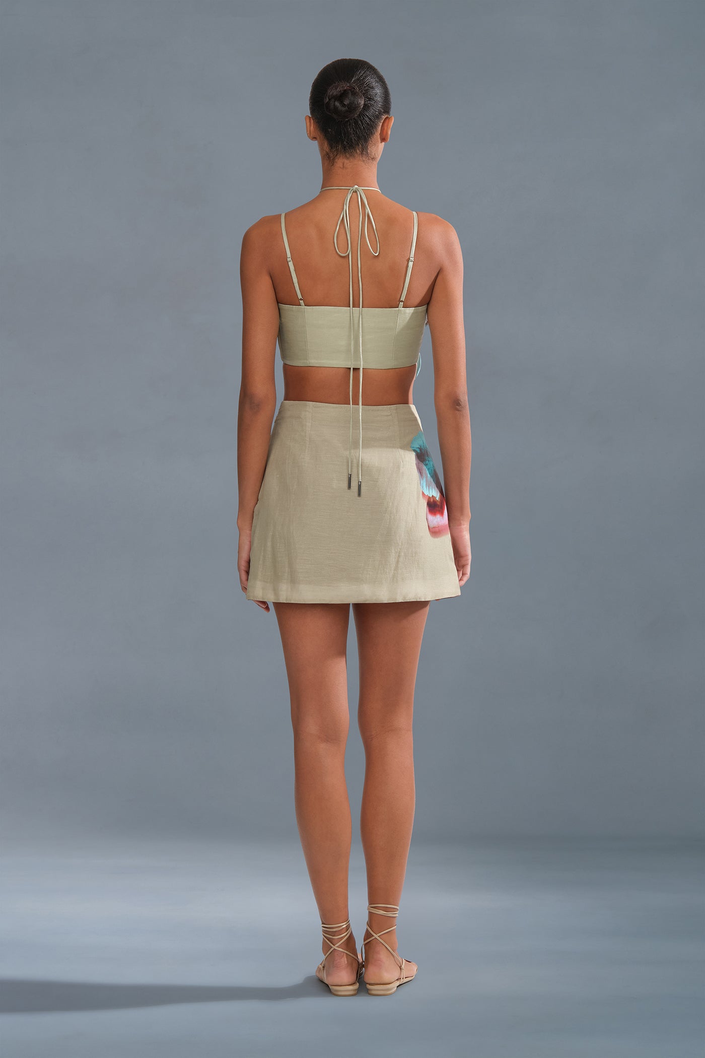 MAISIE 3D ORCHID TOP