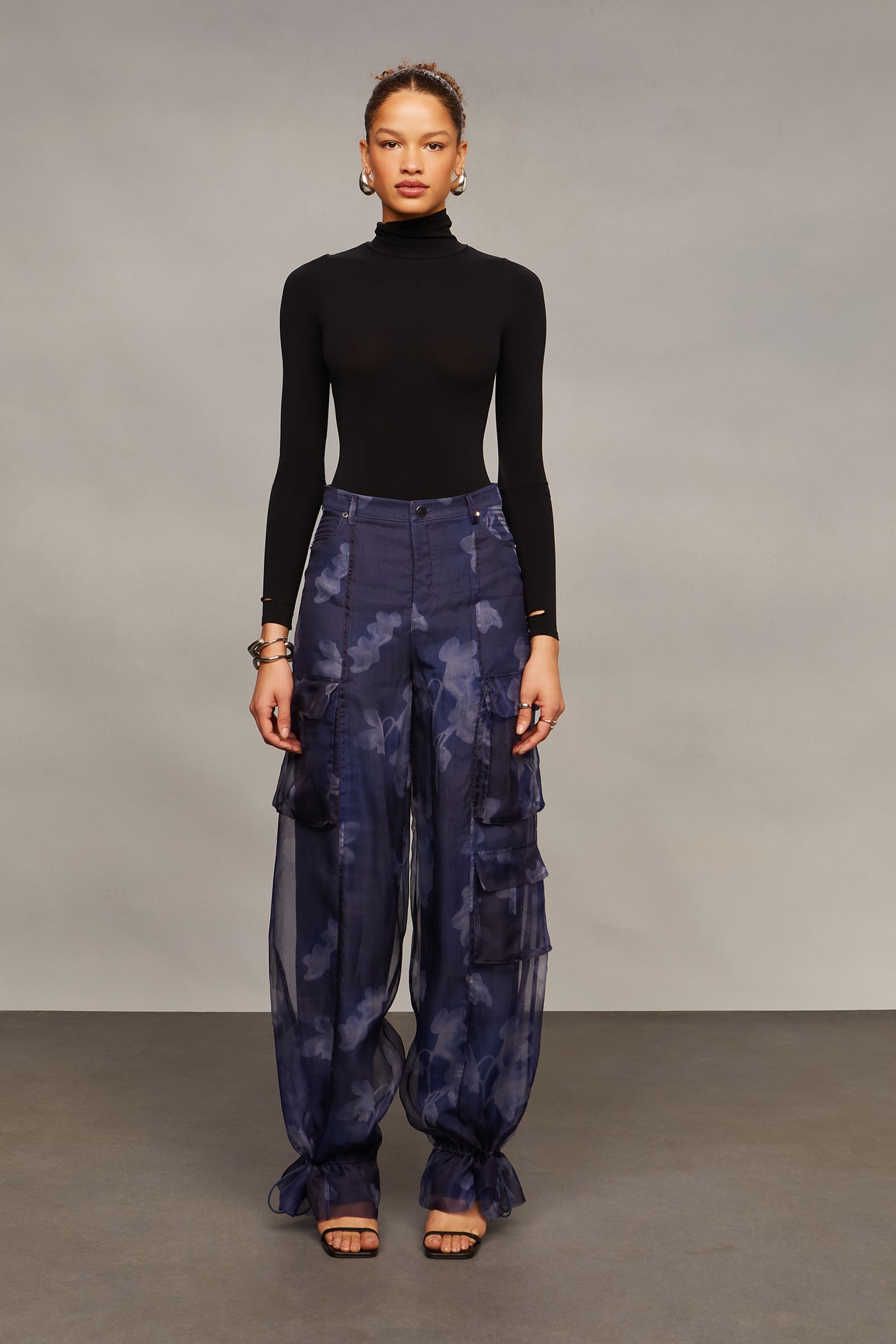 BRIDGETTE ORGANZA CARGO PANTS
