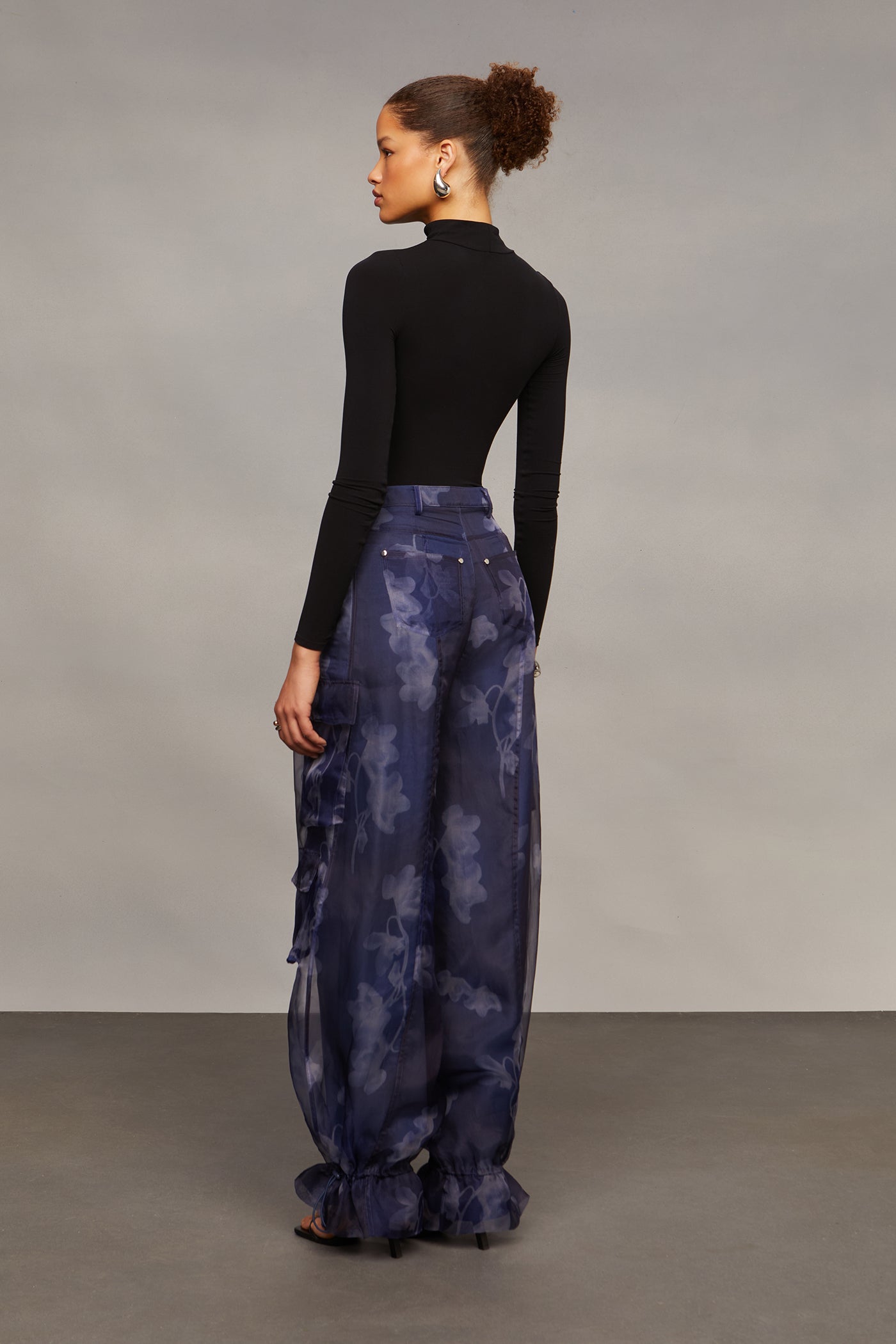 BRIDGETTE ORGANZA CARGO PANTS