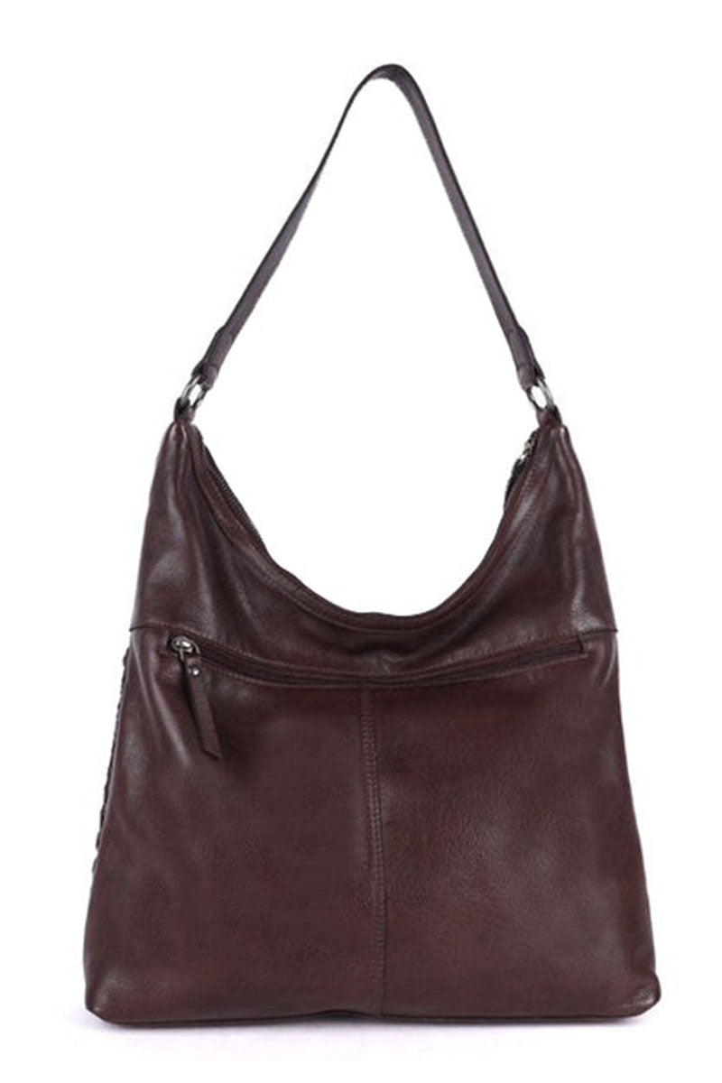ISABEL LEATHER SHOULDER BAG