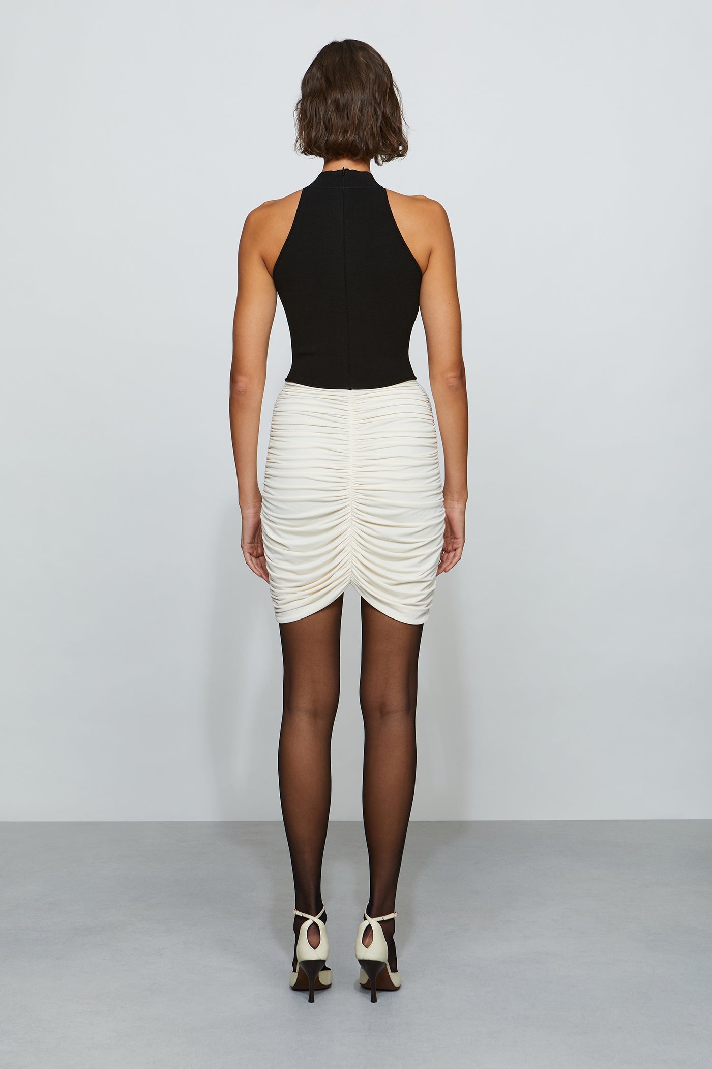 ATTICUS KNIT COMBO MINI DRESS