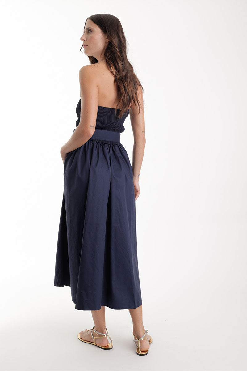 INES KNIT COMBO DRESS