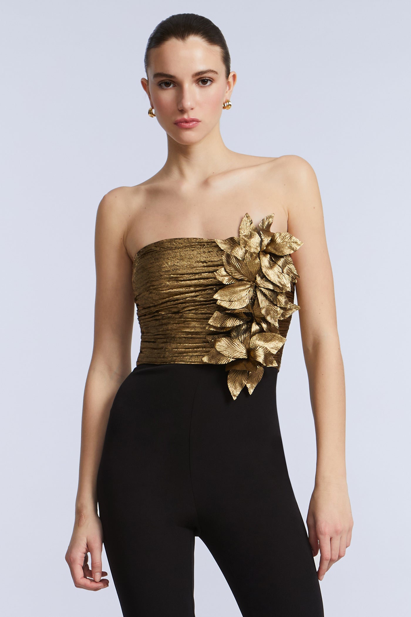 FLOWER DETAIL JUMPSUIT