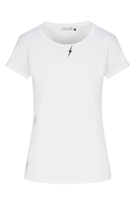 EMBROIDERED COTTON T-SHIRT