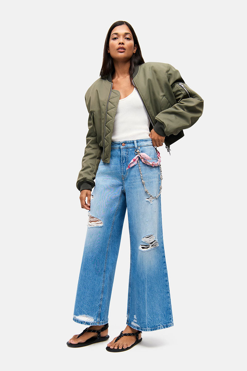 PALAZZO CROPPED