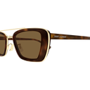 SL METAL RIM DBL BRIDGE SUNGLASSES - SL825