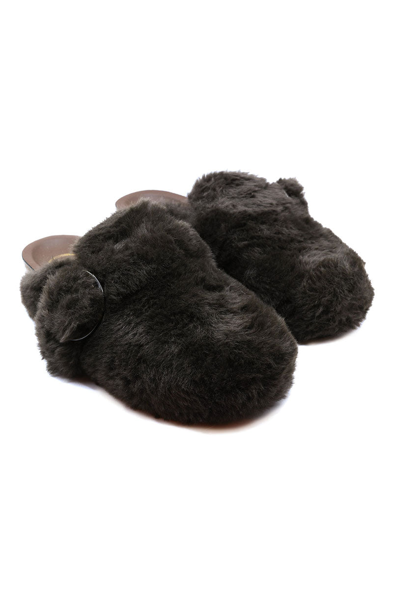 ASPEN FAUX FUR MULE