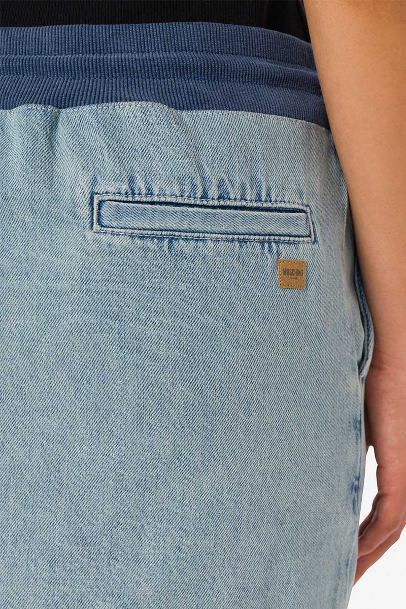 LIGHTWEIGHT DENIM MINI SKIRT
