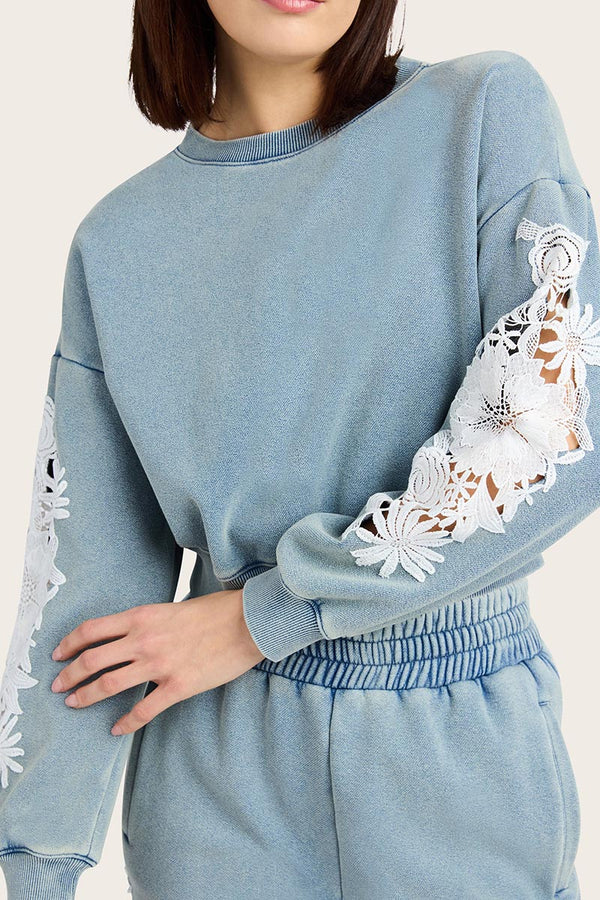 ArabellaLaceComboSweatshirt-