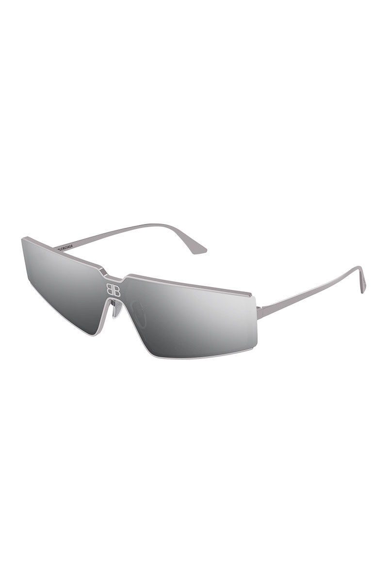 Hublot Unisex Grey Gradient Shield Sunglasses