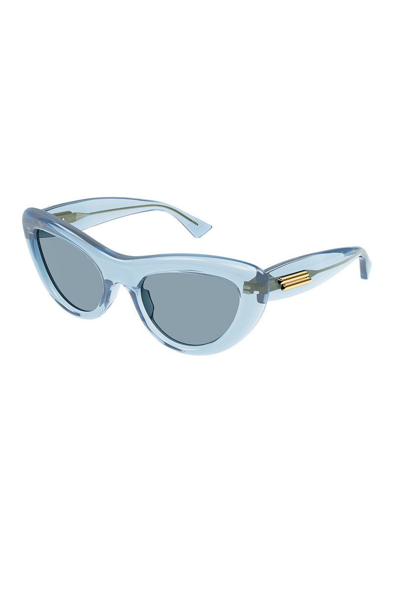 Bottega Veneta Blue Cat-Eye Sunglasses Bottega Veneta Eyewear Women main image 4