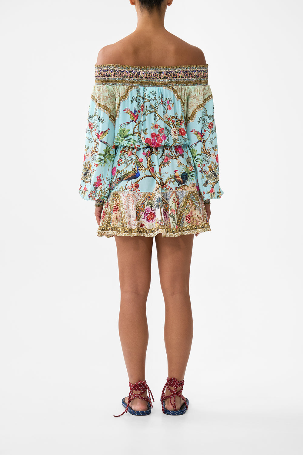 OFF SHOULDER SHORT DRESS