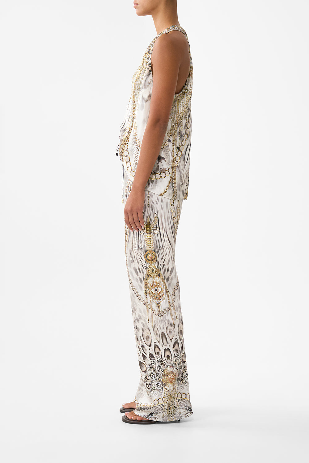 BIAS CUT DRAWSTRING PANT
