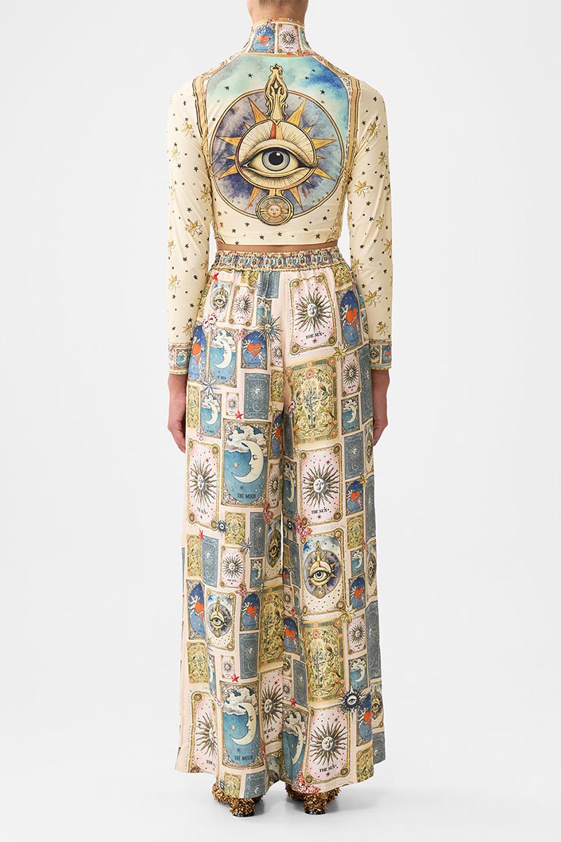 CROPPED JERSEY TURTLENECK