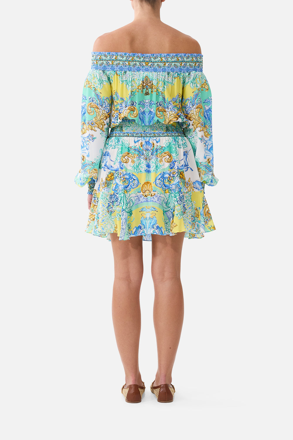 OFF SHOULDER SHORT DRESS
