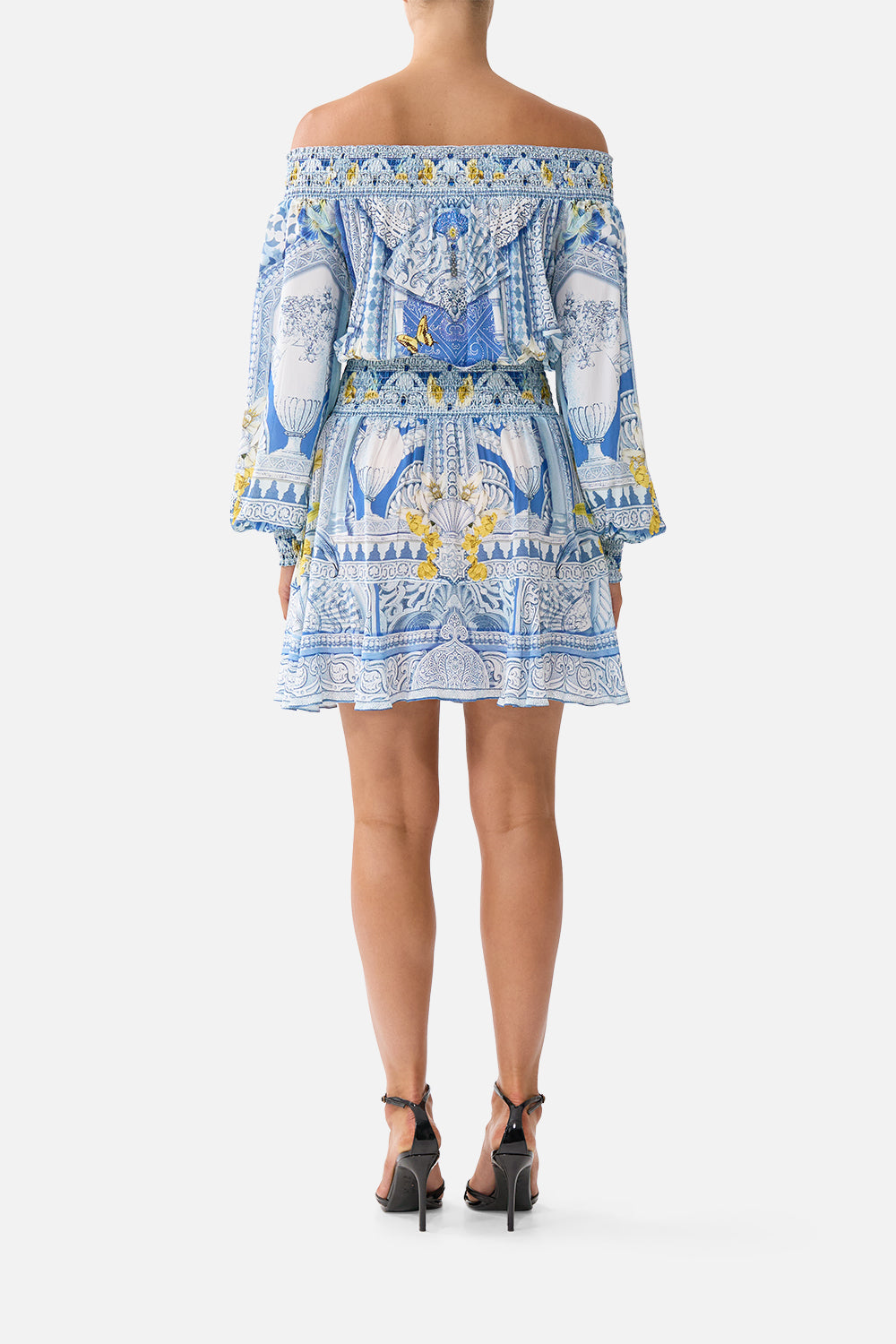 OFF SHOULDER SHORT DRESS