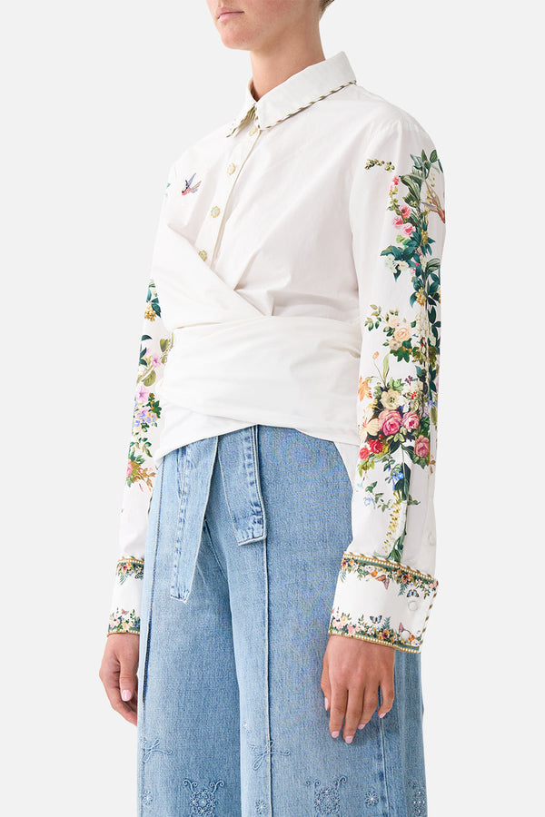 FRONT WRAP SHIRT