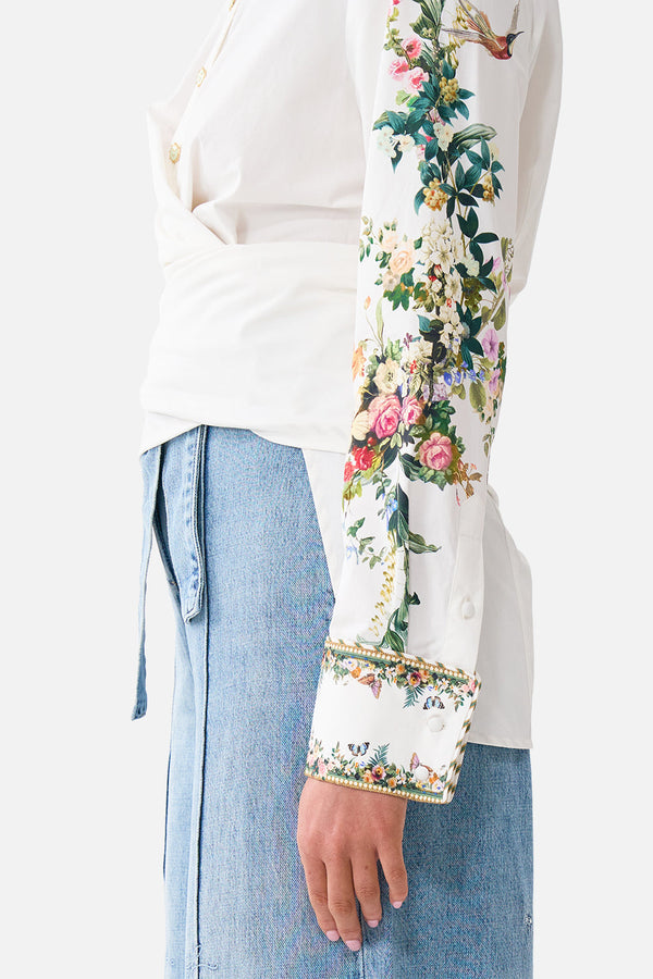 FRONT WRAP SHIRT