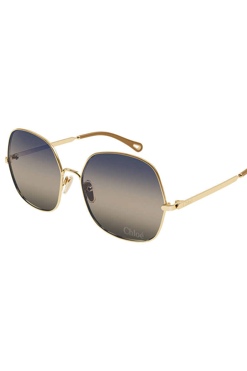 CHLOE SOFT HEXAGONAL SUNGLASSES