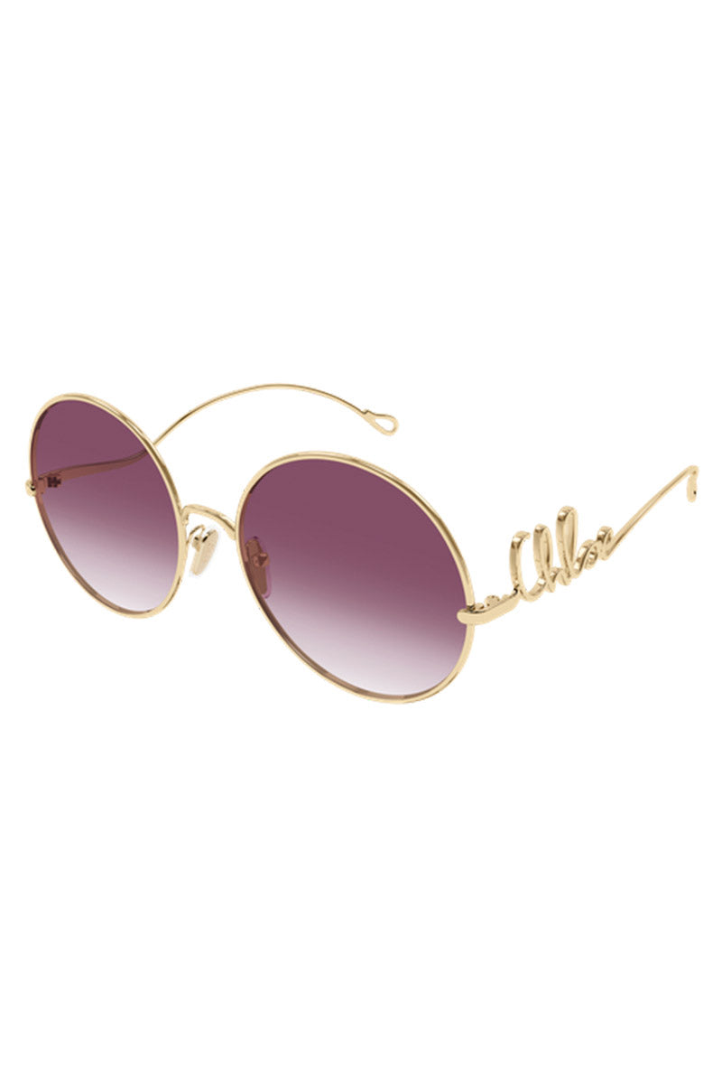 ROUND CHLOE CURSIVE TEMPLE - CH0329S