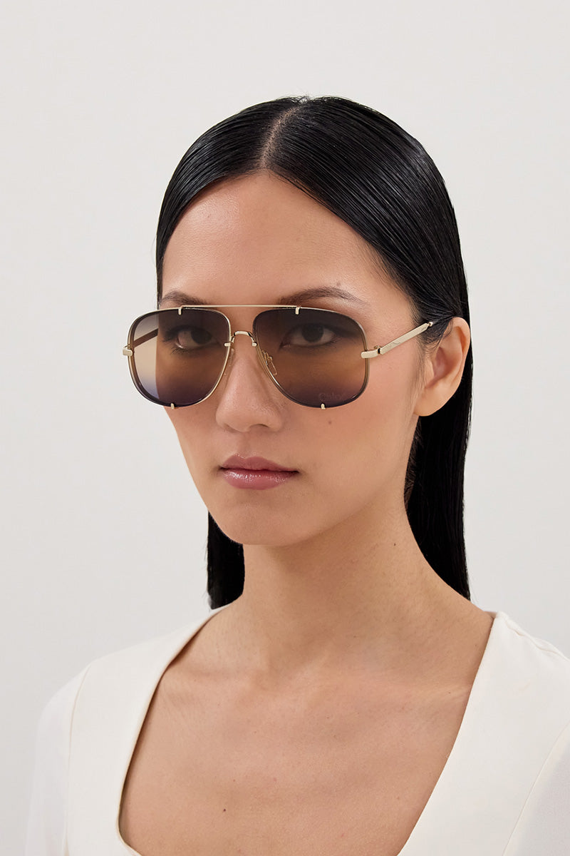 CHLOE CARAVAN TRIPLE GRADIENT SUNGLASSES