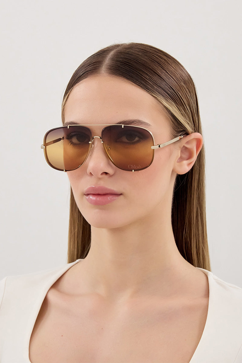 CHLOE CARAVAN TRIPLE GRADIENT SUNGLASSES