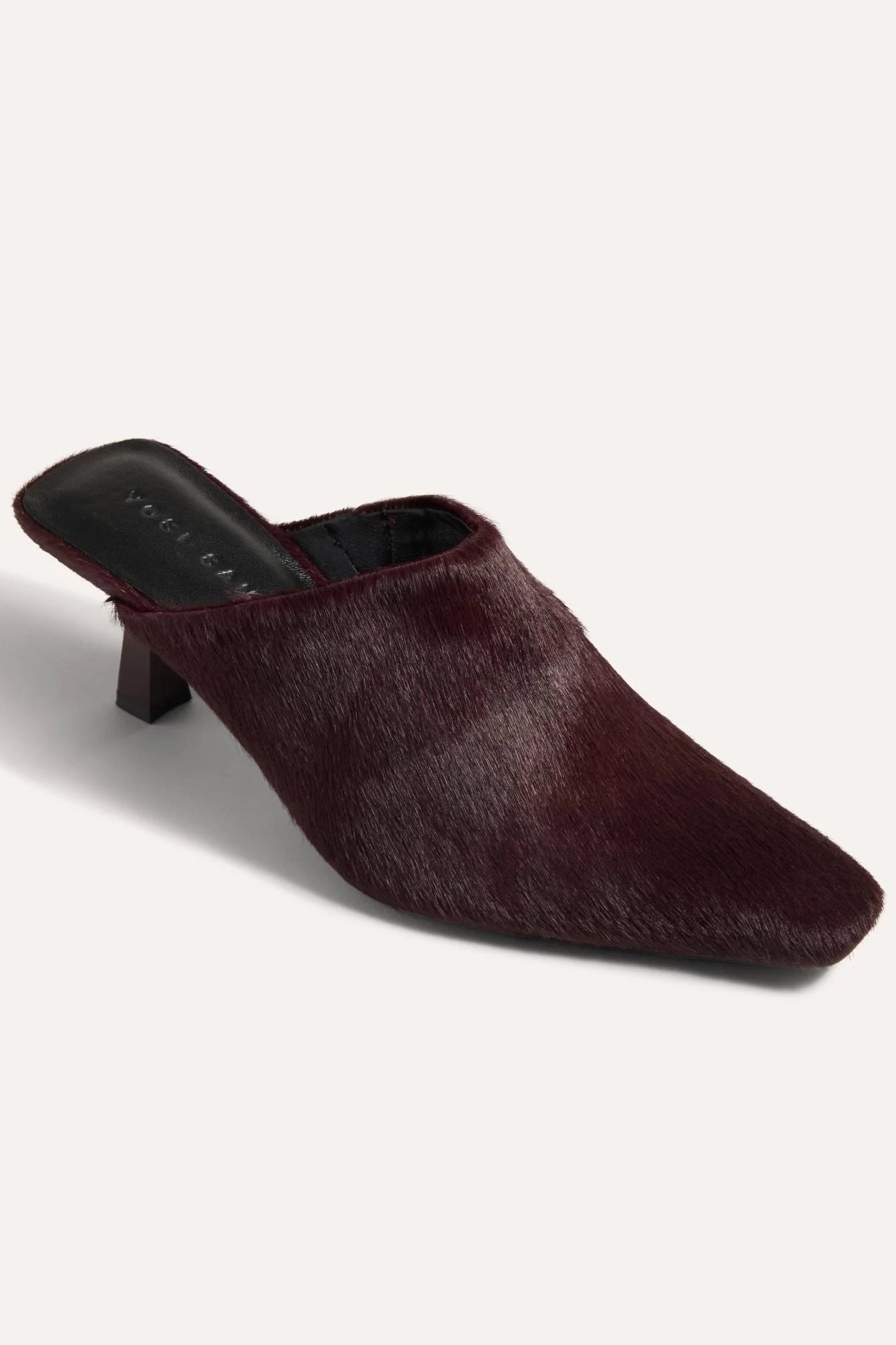 CHELSEA CALF HEELED MULE