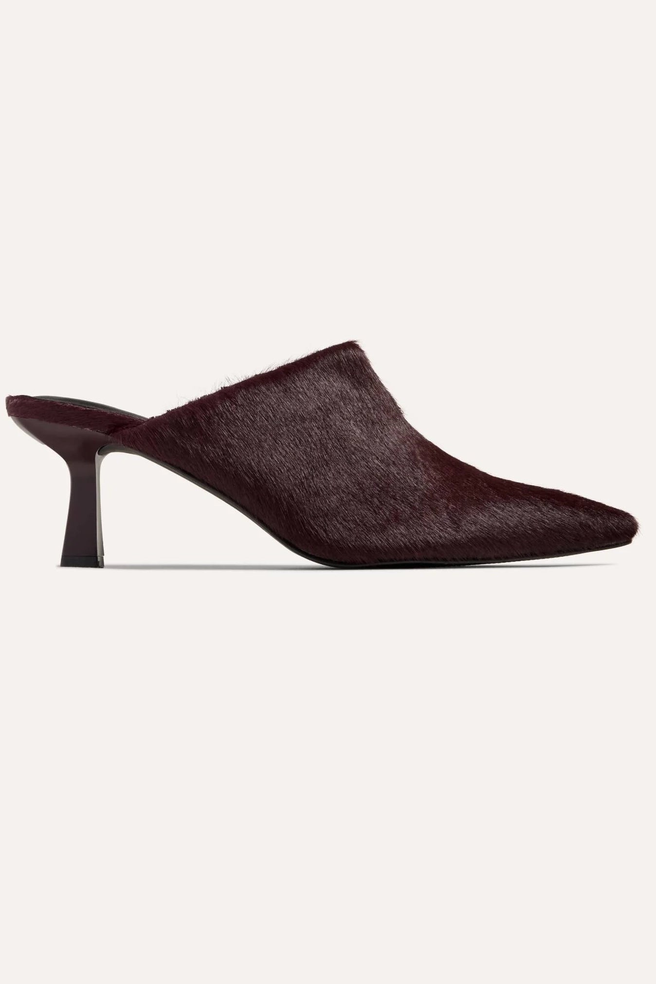 CHELSEA CALF HEELED MULE