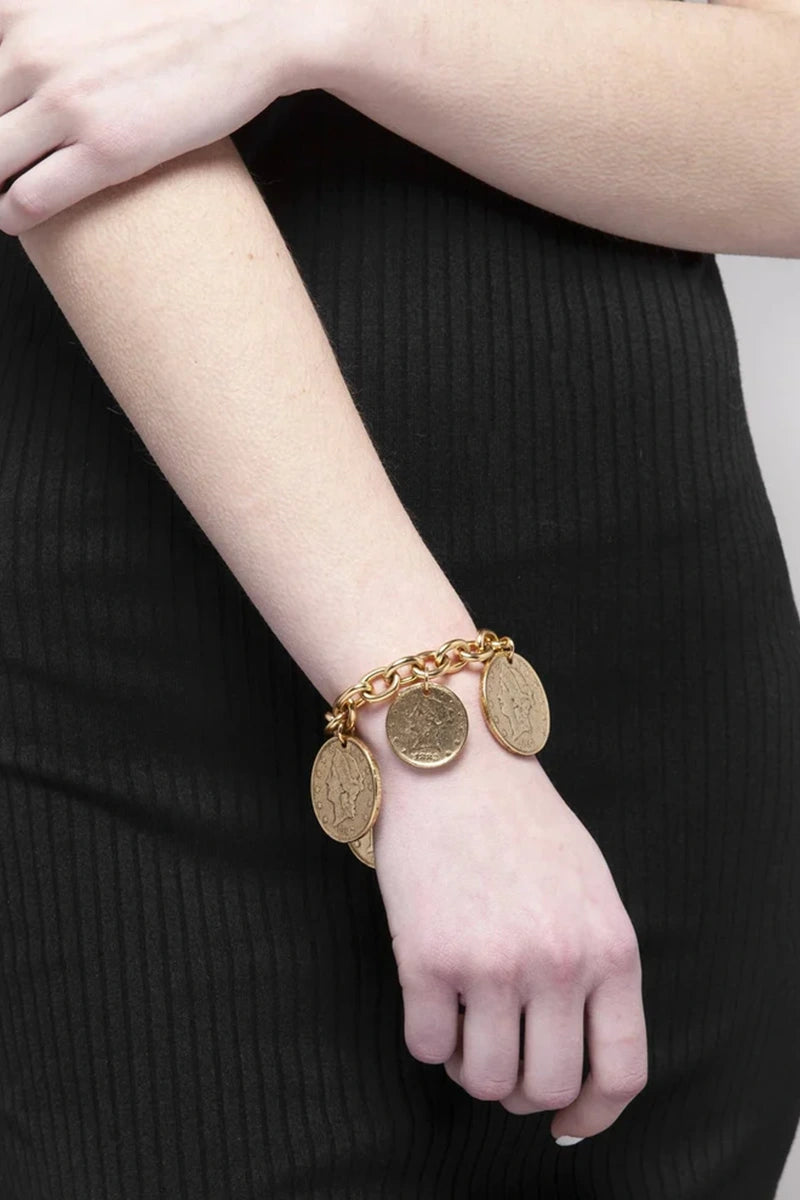PIERA COIN CHARM BRACELET