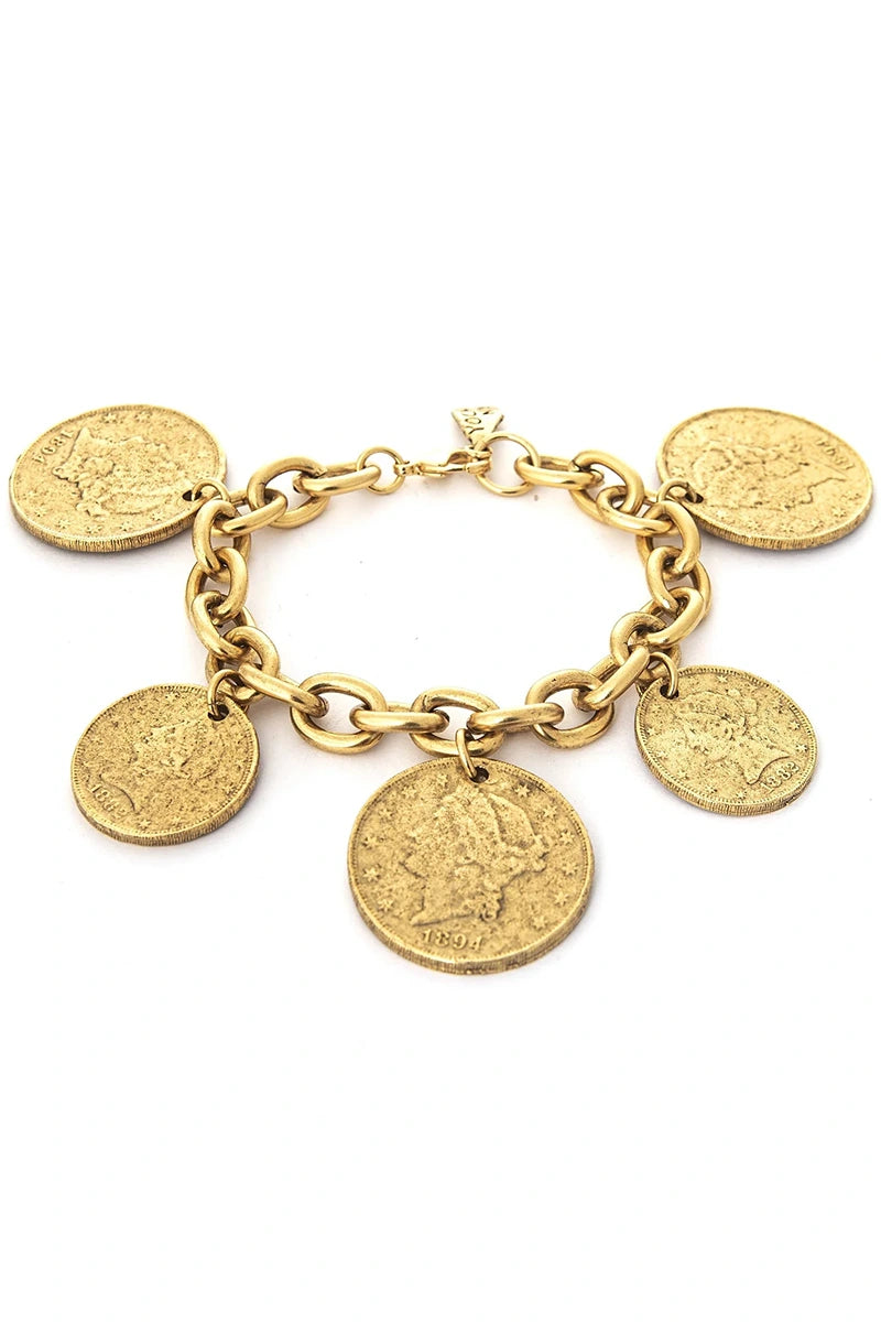 PIERA COIN CHARM BRACELET