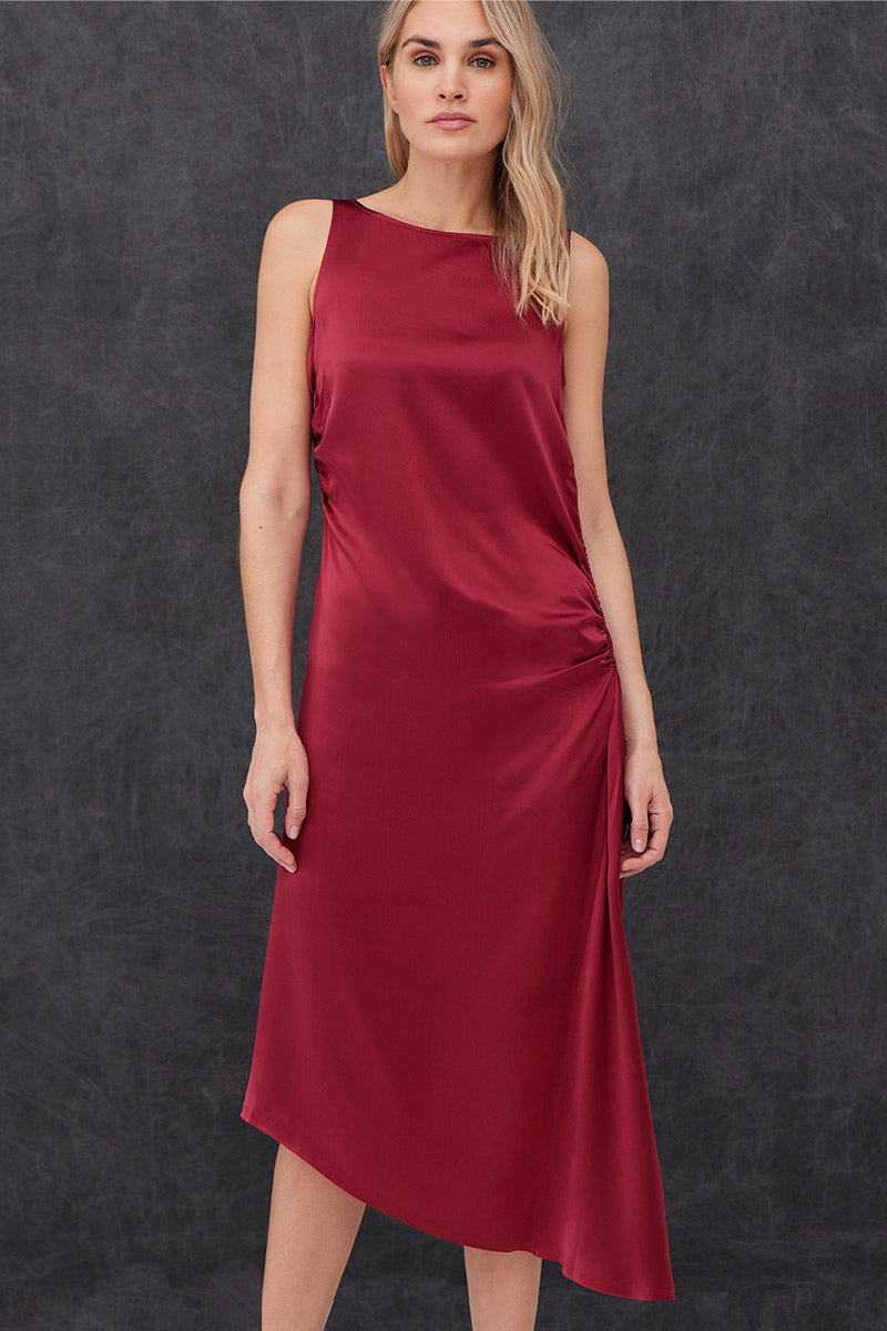go by go silk dresses GO SILK GO Slip Dress in Hematite M / Hematite